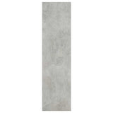 3-Tier Book Cabinet Concrete Grey 40x30x114 cm Engineered Wood - 45-Degree Angle
