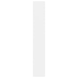 5-Tier Book Cabinet White 60x30x189 cm Engineered Wood