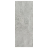 2-Tier Book Cabinet Concrete Grey 80x30x76.5 cm Engineered Wood - Top-Down View