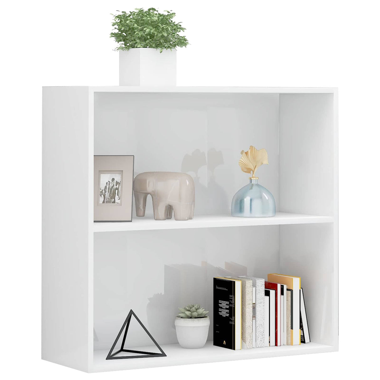 Freestanding Bookshelf Engineered Wood