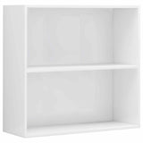 Freestanding Bookshelf Engineered Wood - Front View