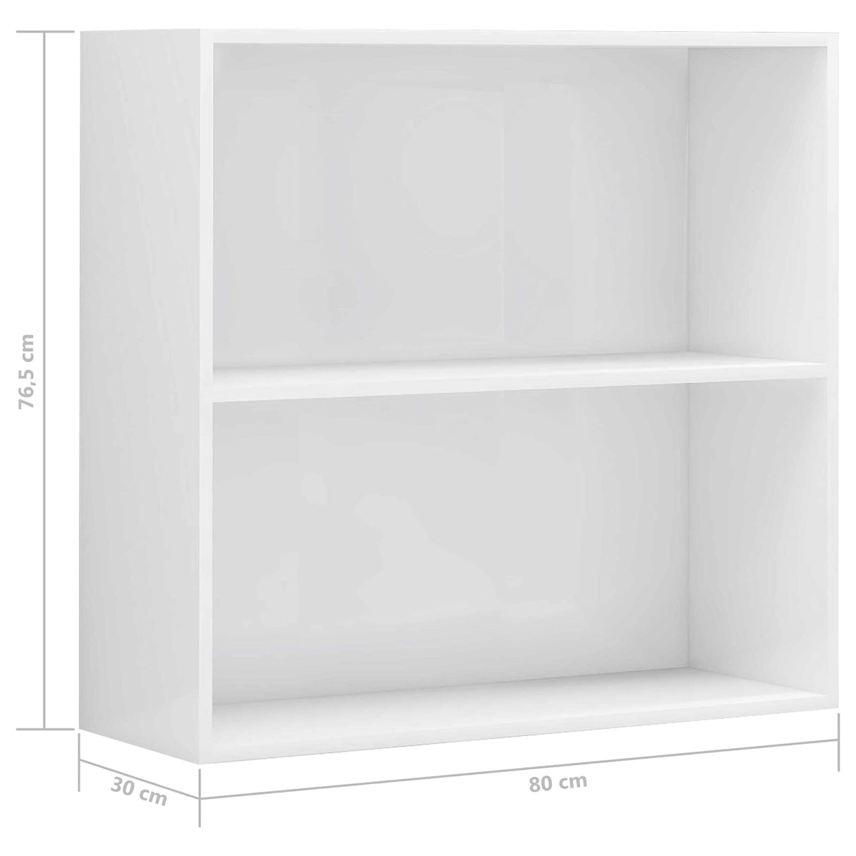 Freestanding Bookshelf Engineered Wood