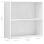 Freestanding Bookshelf Engineered Wood