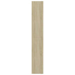 5-Tier Book Cabinet Sonoma Oak 80x30x189 cm Engineered Wood