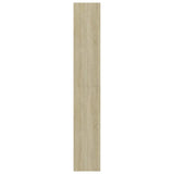 5-Tier Book Cabinet Sonoma Oak 80x30x189 cm Engineered Wood - 45-Degree Angle