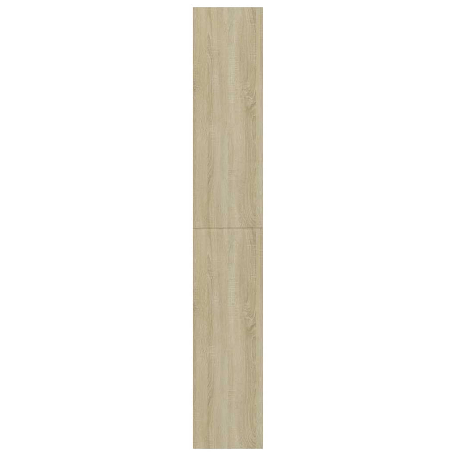 5-Tier Book Cabinet Sonoma Oak 80x30x189 cm Engineered Wood