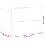 Bedside Cabinets 2 pcs High Gloss White 40x30x30 cm Engineered Wood - Extra Image