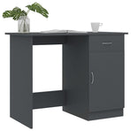 Desk Grey 100x50x76 cm Engineered Wood