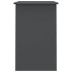 Desk Grey 100x50x76 cm Engineered Wood