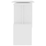 Corner Desk White 200x50x76 cm Engineered Wood