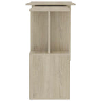 Corner Desk Sonoma Oak 200x50x76 cm Engineered Wood
