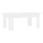 Coffee Table White 100x60x42 cm Engineered Wood