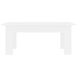 Coffee Table White 100x60x42 cm Engineered Wood