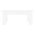 Coffee Table White 100x60x42 cm Engineered Wood