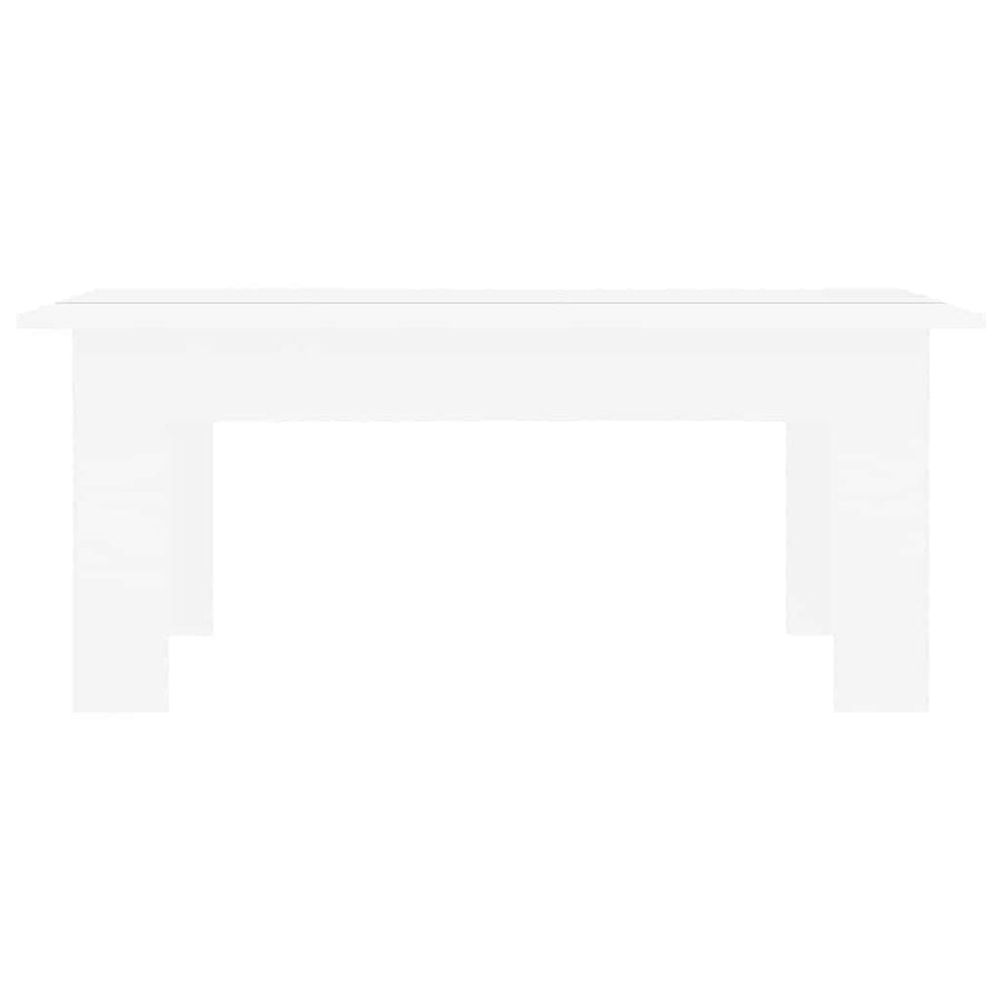 Coffee Table White 100x60x42 cm Engineered Wood
