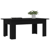 Coffee Table Black 100x60x42 cm Engineered Wood