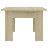 Coffee Table Sonoma Oak 100x60x42 cm Engineered Wood - 45-Degree Angle