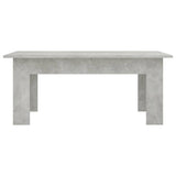 Coffee Table Concrete Grey 100x60x42 cm Engineered Wood - Top-Down View