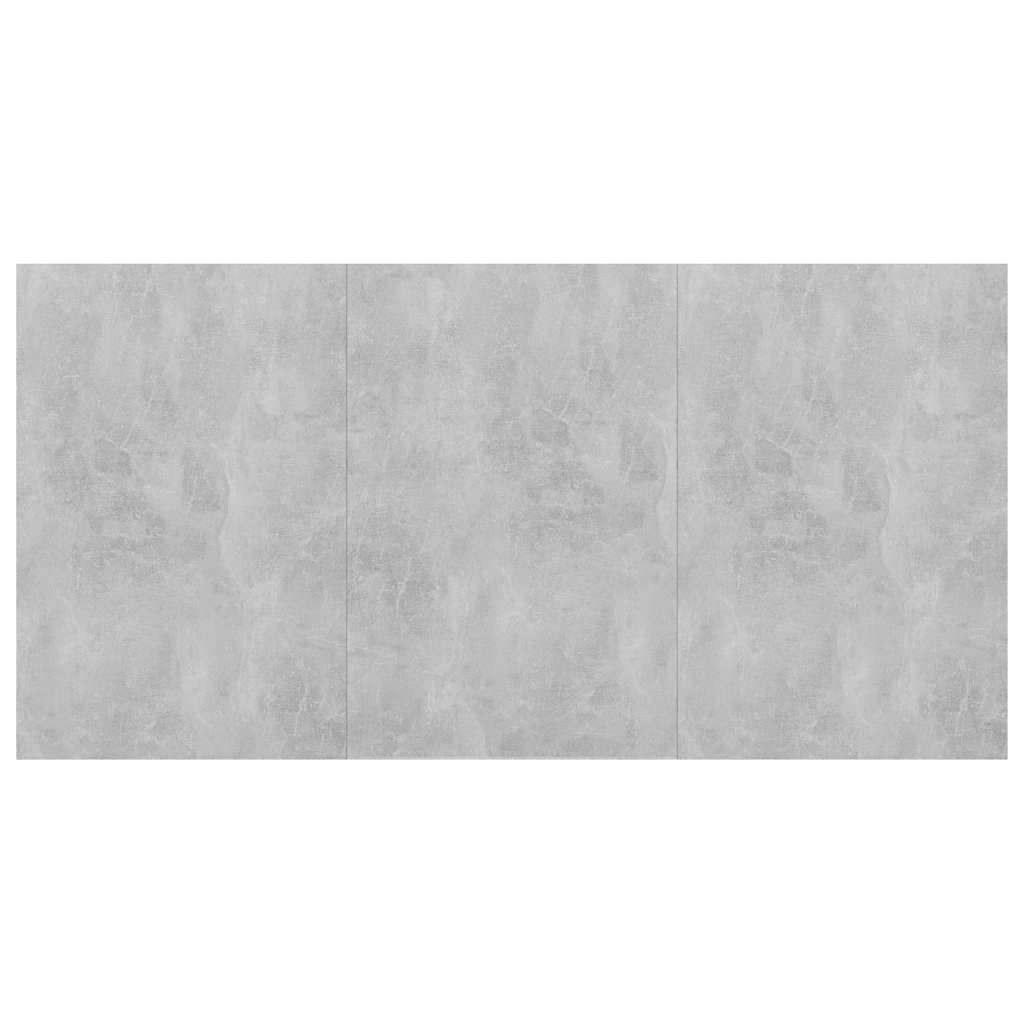 Dining Table Concrete Grey 160x80x76 cm Engineered Wood
