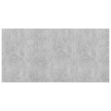Dining Table Concrete Grey 160x80x76 cm Engineered Wood - Rear View