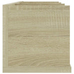CD Wall Shelf Sonoma Oak 75x18x18 cm Engineered Wood