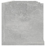 CD Wall Shelf Concrete Grey 75x18x18 cm Engineered Wood - 45-Degree Angle