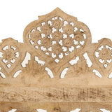 Hand Carved 5-Panel Room Divider 200x165 cm Solid Mango Wood - Side View