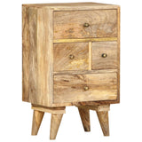 Bedside Cabinet 36x30x60 cm Solid Mango Wood - Extra Image