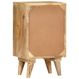 Bedside Cabinet 36x30x60 cm Solid Mango Wood - Top-Down View