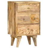 Bedside Cabinet 36x30x60 cm Solid Mango Wood - Extra Image