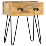 Bedside Cabinet 40x30x50 cm Solid Mango Wood