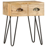 Bedside Cabinet 40x30x50 cm Solid Mango Wood - Extra Image