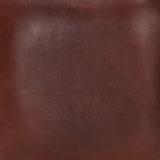 Bar Stools 4 pcs Black Real Leather - Rear View