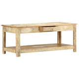 Coffee Table 110x50x45 cm Hand Painted Solid Mango Wood - Extra Image