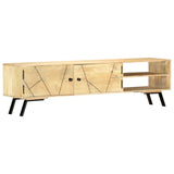 TV Cabinet 140x30x40 cm Solid Mango Wood - Extra Image