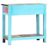 Hand Painted Console Table 80x35x75 cm Solid Mango Wood