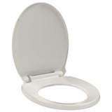 Soft-Close Toilet Seat Light Grey Oval
