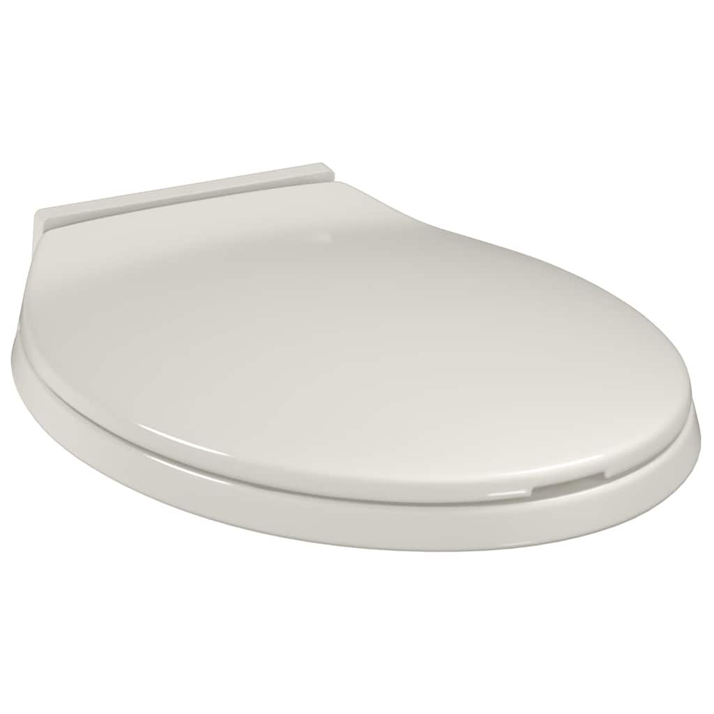 Soft-Close Toilet Seat Light Grey Oval