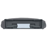 Soft-Close Toilet Seat Grey Oval - Low Angle