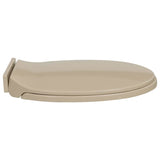 Soft-Close Toilet Seat Beige Oval - 45-Degree Angle