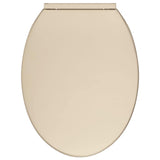 Soft-Close Toilet Seat Beige Oval