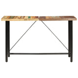 Bar Table 180x70x107 cm Solid Reclaimed Wood - Front View