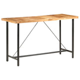 Bar Table 180x70x107 cm Solid Acacia Wood - Low Angle