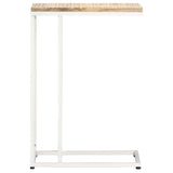 Side Table 35x45x65 cm Solid Mango Wood - Front View