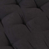 Pallet Floor Cushion Cotton 120x40x7 cm Black - Extra Image