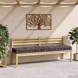 Pallet Floor Cushion Cotton 120x40x7 cm Anthracite