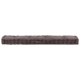 Pallet Floor Cushion Cotton 120x40x7 cm Anthracite - Rear View