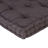 Pallet Floor Cushion Cotton 120x40x7 cm Anthracite - Extra Image