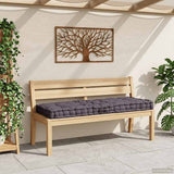 Pallet Floor Cushion Cotton 120x80x10 cm Anthracite