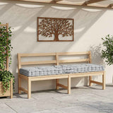 Pallet Floor Cushion Cotton 120x40x7 cm Grey